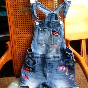 Jordache overalls size 10-12 little girls (used)